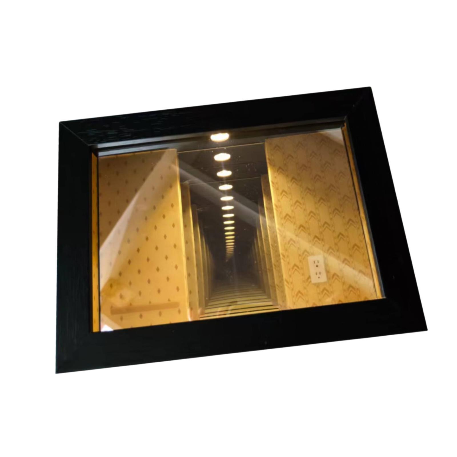 Engraved Wood Frame - กรอบรูป 3D ตกแต่ง ไม้ ดีไซน์ไม่ซ้ำใคร พร้อมกระจกเงาแบบไม่มีที่สิ้นสุด