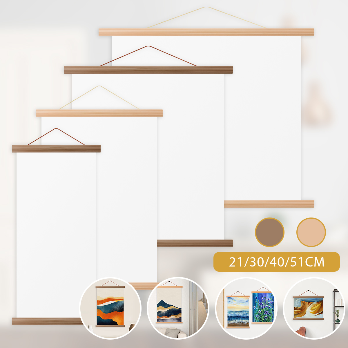 กรอบรูปที่แขวนโปสเตอร์ภาพ4ชิ้น - Engraved Wood Frame บทวิจารณ์และราคา