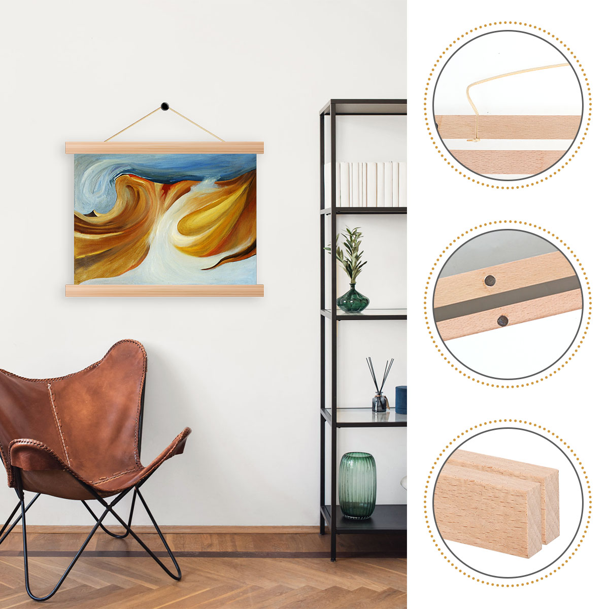 กรอบรูปที่แขวนโปสเตอร์ภาพ4ชิ้น - Engraved Wood Frame บทวิจารณ์และราคา