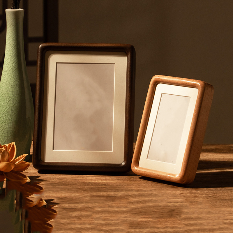 กรอบรูปไม้เนื้อแข็งวอลนัทสีดํา - Engraved Wood Frame บทวิจารณ์และราคา
