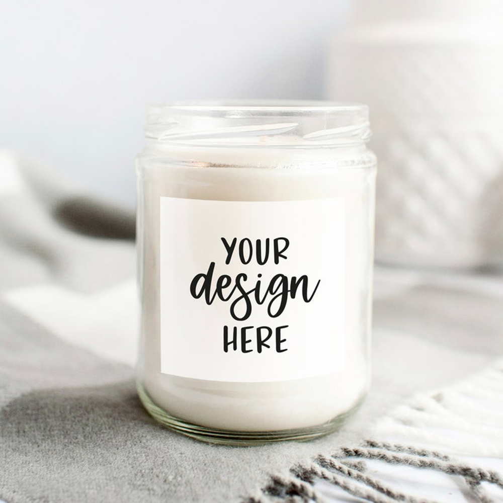 สติกเกอร์ติดขวดเทียนแบบกำหนดเอ - Personalised Candle Label บทวิจารณ์และราคา