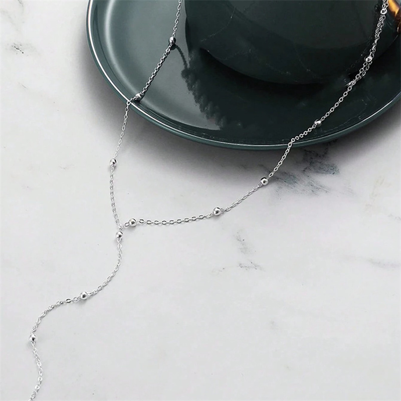 สร้อยคอทองวินเทจแบบยาวประดับจี - Birth Flower Necklace บทวิจารณ์และราคา