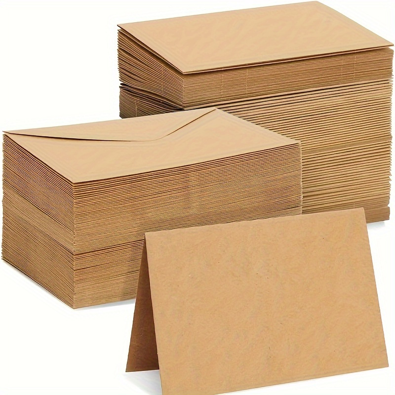 50/100pcs กระดาษคราฟท์ซองสีทึบ - Wax Seal Letter Kit บทวิจารณ์และราคา
