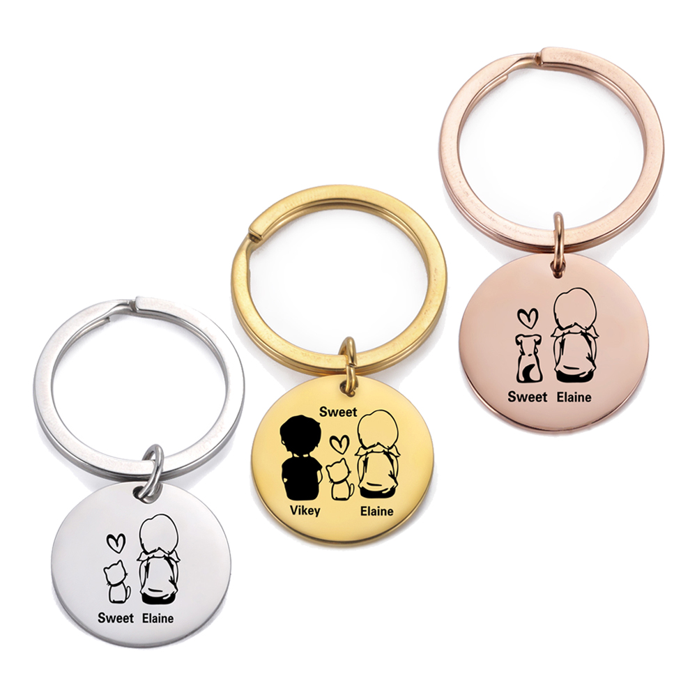 พวงกุญแจส่วนตัวสำหรับครอบครัว  - Initial Ring Custom บทวิจารณ์และราคา