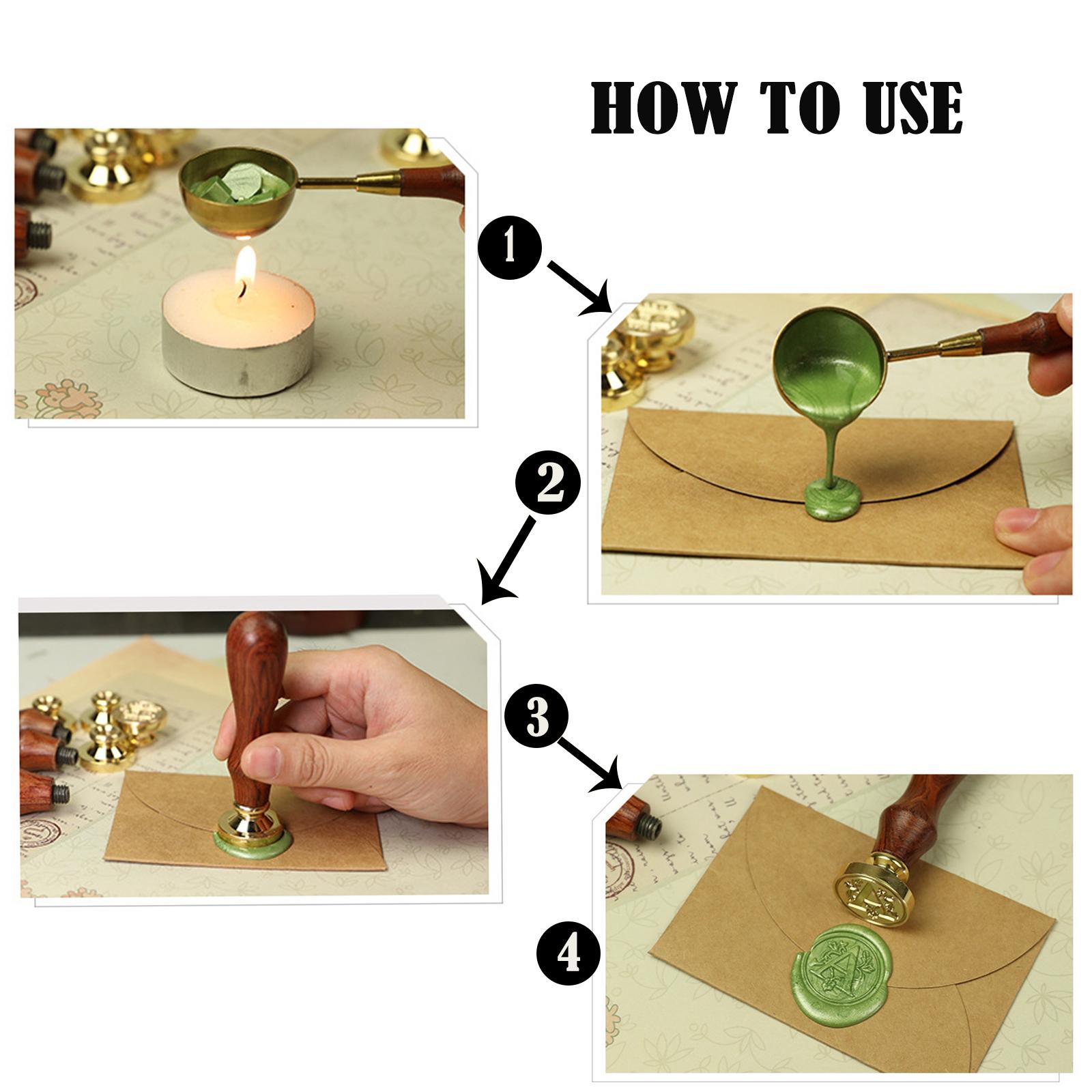ชุดอุปกรณ์ประทับตราขี้ผึ้งพร้อ - Wax Seal Letter Kit บทวิจารณ์และราคา