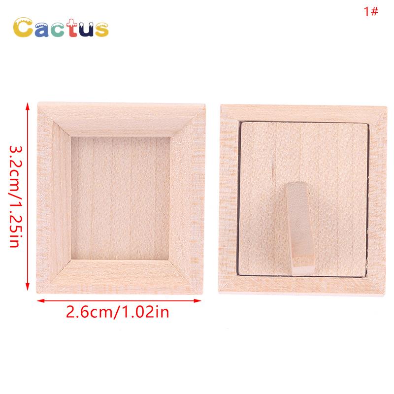 1Pc 1/12 Dollhouse Miniature ก - Engraved Wood Frame บทวิจารณ์และราคา
