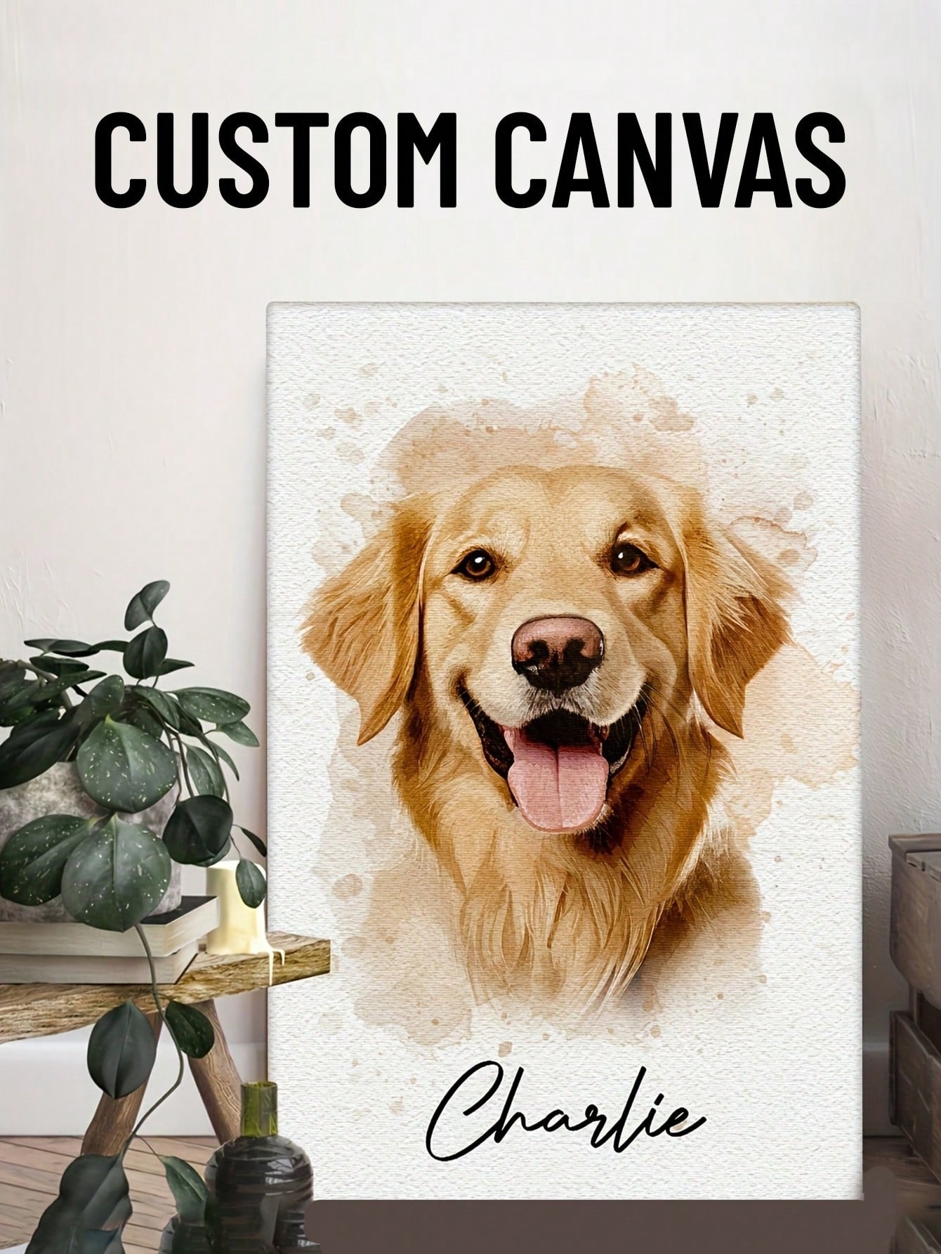 กรอบรูปภาพสัตว์เลี้ยงที่วาดด้ว - Pet Portrait Custom บทวิจารณ์และราคา
