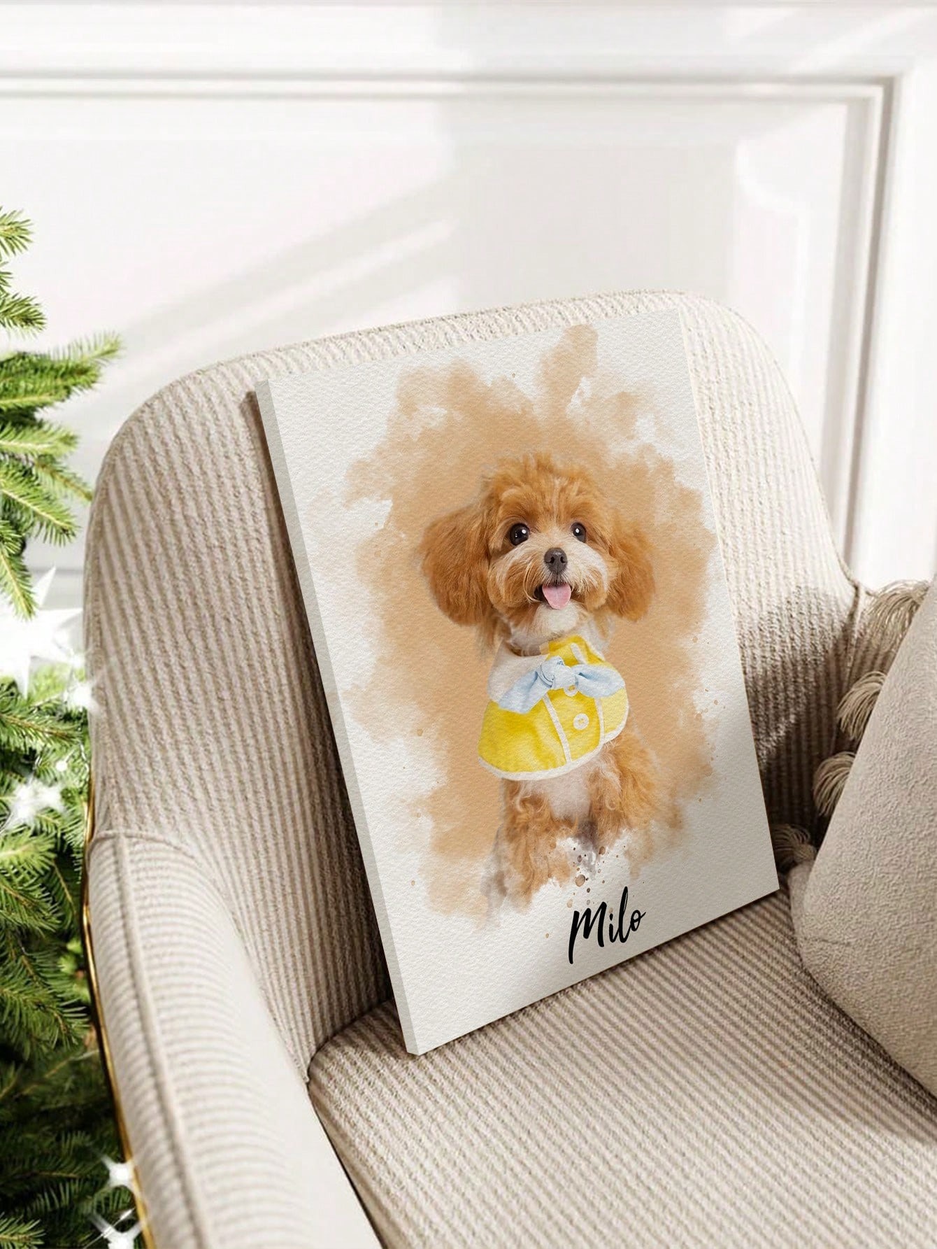 กรอบรูปภาพสัตว์เลี้ยงที่วาดด้ว - Pet Portrait Custom บทวิจารณ์และราคา