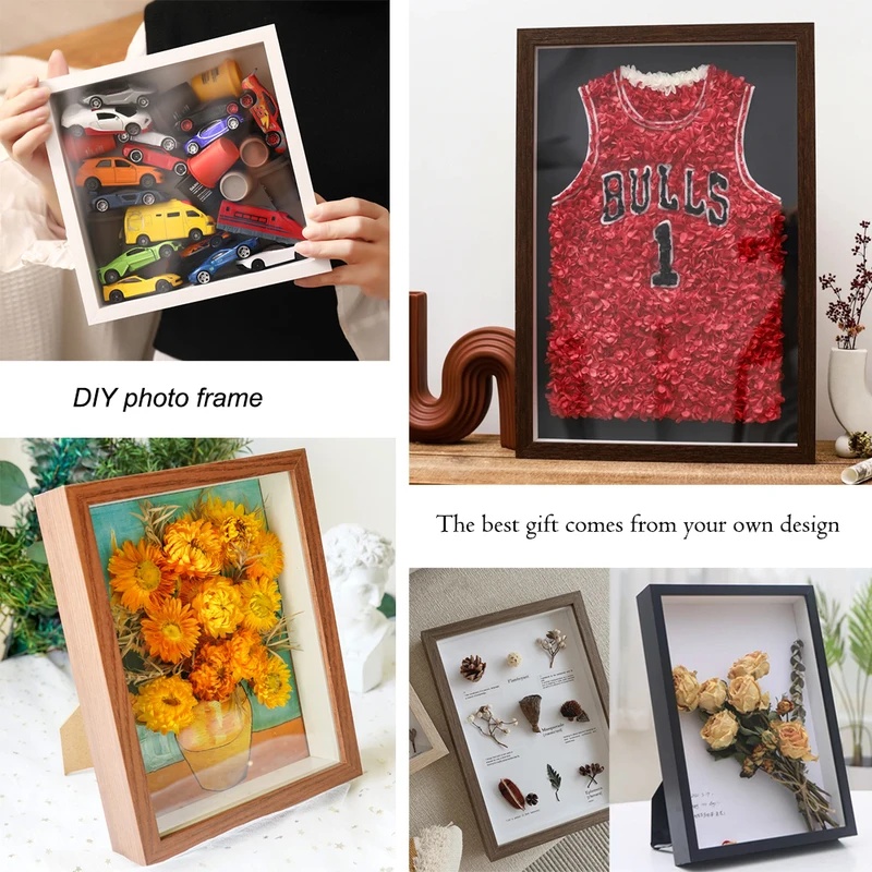 กรอบรูปแบบกล่องลึก 3 ซม., กล่อ - Engraved Wood Frame บทวิจารณ์และราคา